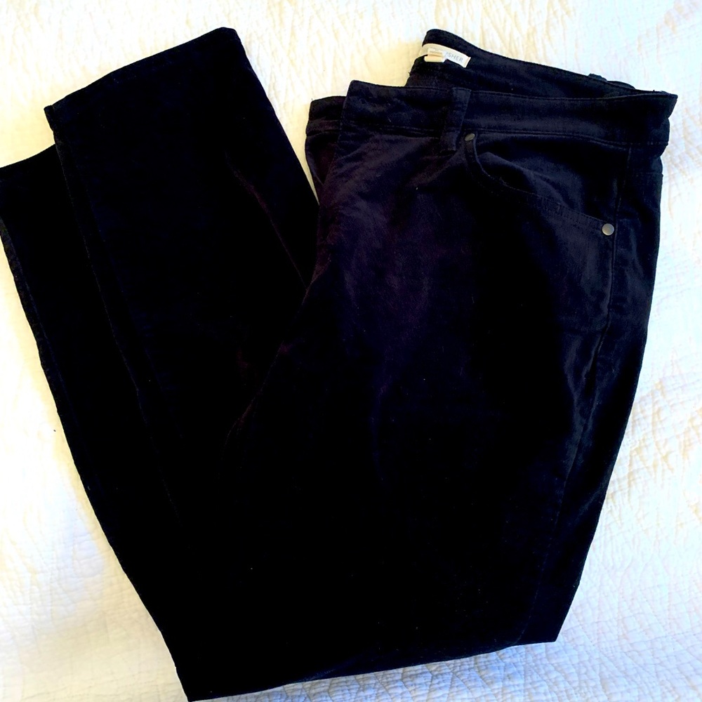 Organic Cotton StretchVelveteen Pant by Eileen Fisher